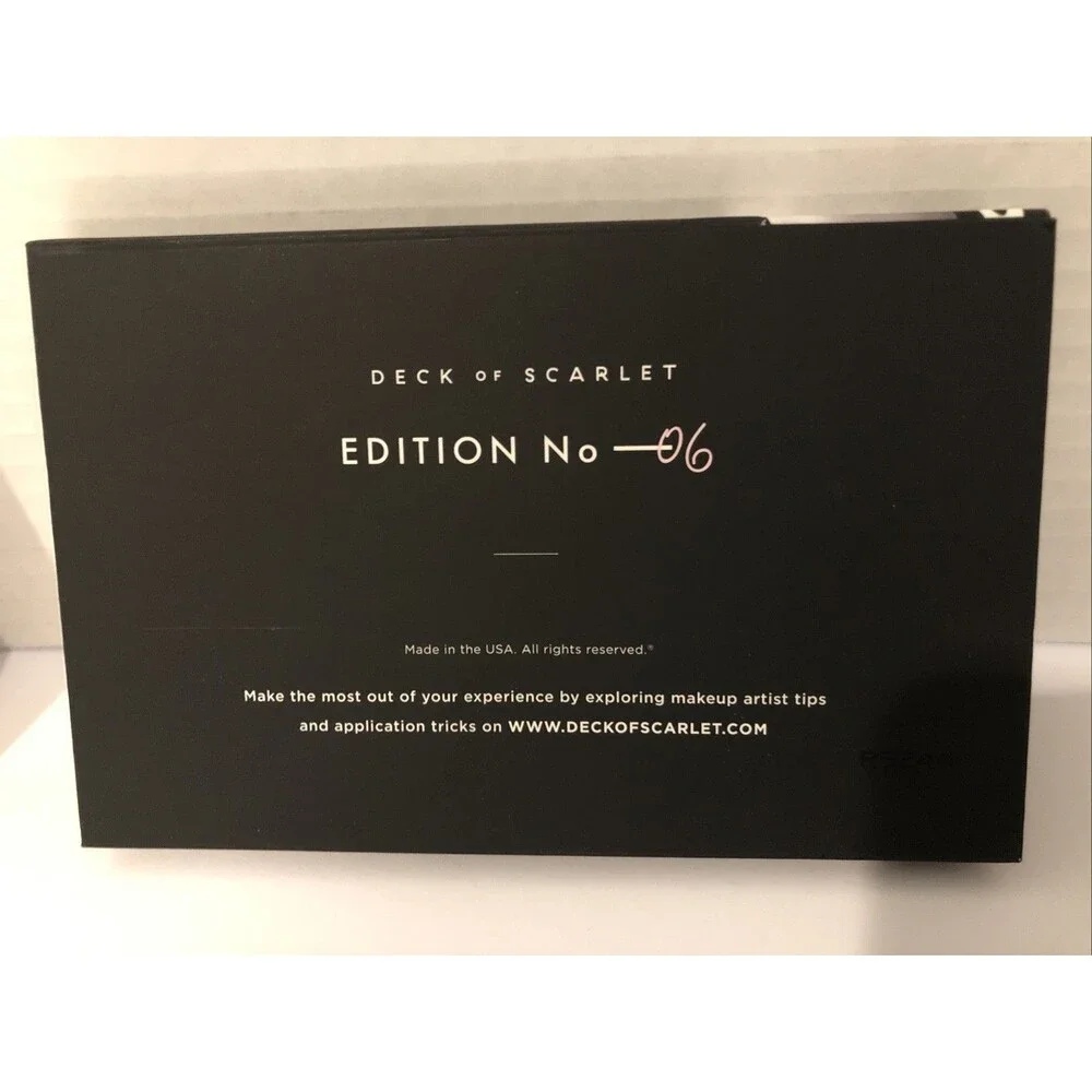 Deck Of Scarlet Edition No 06 Makeup Palette Unused Edgy New Open 1